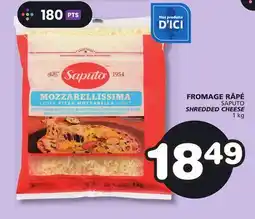 Marches Tradition SAPUTO SHREDDED CHEESE offer