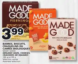 Marches Tradition MADE GOOD ORGANIC BARS, COOKIES, ORGANIC BARS, COOKIES, CRACKERS OR SQUARES offer