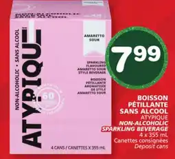 Marches Tradition ATYPIQUE NON-ALCOHOLIC SPARKLING BEVERAGE offer