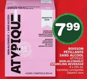 Marches Tradition ATYPIQUE NON-ALCOHOLIC SPARKLING BEVERAGE offer