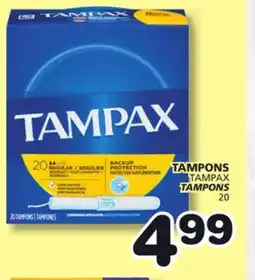Marches Tradition TAMPAX TAMPONS offer