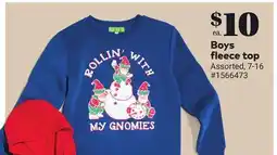 Giant Tiger Boys fleece top offer