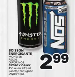 Marches Tradition MONSTER, REIGN OR NOS ENERGY DRINK offer