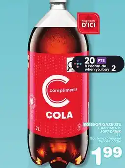 Marches Tradition COMPLIMENTS SOFT DRINK offer