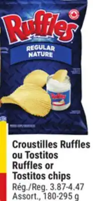 Giant Tiger Ruffles chips offer