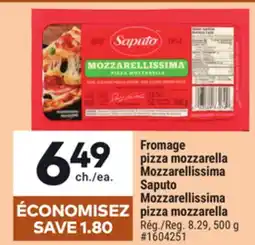 Giant Tiger Saputo Mozzarellissima pizza mozzarella offer