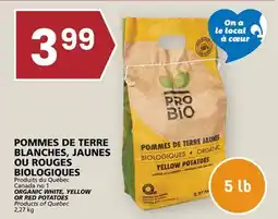 Rachelle-Bery Grocery ORGANIC WHITE, YELLOW OR RED POTATOES offer