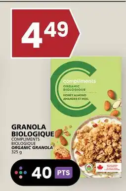 Rachelle-Bery Grocery COMPLIMENTS BIOLOGIQUE ORGANIC GRANOLA offer