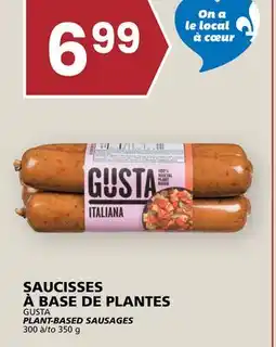Rachelle-Bery Grocery GUSTA PLANT-BASED SAUSAGES offer