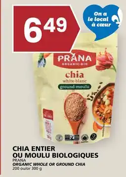 Rachelle-Bery Grocery PRANA ORGANIC WHOLE OR GROUND CHIA offer