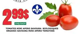 Marches Tau TOMATES MINI APERO SAVOURA BIOLOGIQUES offer