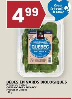 Rachelle-Bery Grocery ORGANIC BABY SPINACH offer