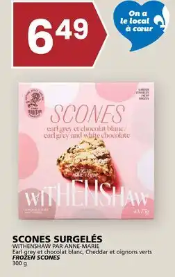 Rachelle-Bery Grocery WITHENSHAW PAR ANNE-MARIE FROZEN SCONES offer