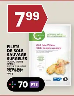 Rachelle-Bery Grocery COMPLIMENTS SIMPLE NATURELLEMENT FROZEN WILD SOLE FILLETS offer