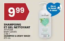 Rachelle-Bery Grocery ATTITUDE BABY LEAVES 2 EN 1 SHAMPOO & BODY WASH offer