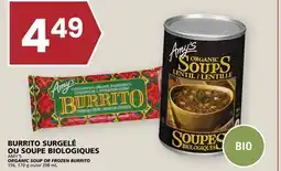 Rachelle-Bery Grocery AMY'S ORGANIC SOUP OR FROZEN BURRITO offer