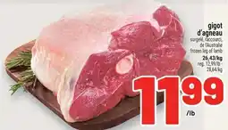 Metro GIGOT D'AGNEAU | FROZEN LEG OF LAMB offer