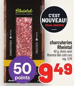 Metro CHARCUTERIES RHEINTAL | RHEINTAL DELI COLD CUTS offer