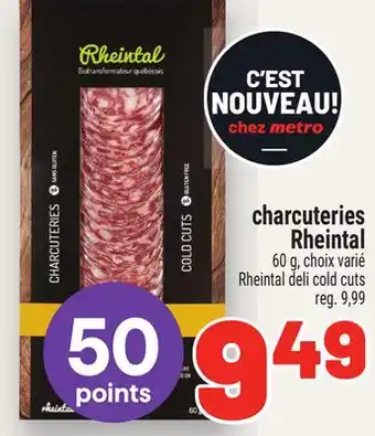 Metro CHARCUTERIES RHEINTAL | RHEINTAL DELI COLD CUTS offer
