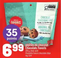 Metro PÉPITES DE CHOCOLAT CHOCOLATS FAVORIS | CHOCOLATS FAVORIS CHOCOLATE CHIPS offer