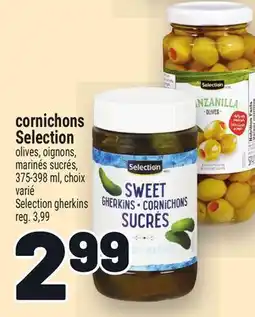 Metro CORNICHONS SELECTION | SELECTION GHERKINS offer