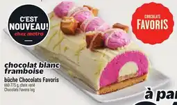 Metro CHOCOLAT BLANC FRAMBOISE | CHOCOLATS FAVORIS LOG offer