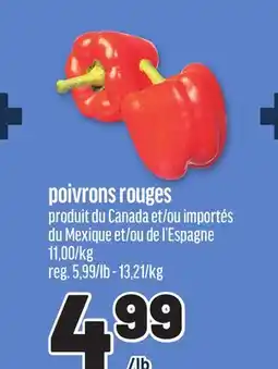 Metro POIVRONS ROUGES offer