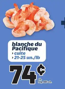 Metro BLANCHE DU PACIFIQUE offer