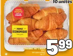 Metro CROISSANTS 100 % BEURRE | 100 % BUTTER CROISSANTS offer