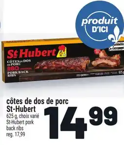 Metro CÔTES DE DOS DE PORC ST‑HUBERT | ST-PORK BACK RIBS offer