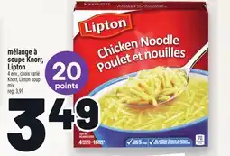 Metro MÉLANGE À SOUPE KNORR, LIPTON | KNORR, LIPTON SOUP MIX offer