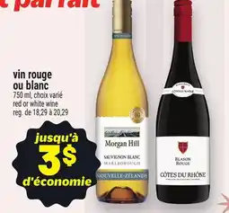 Metro VIN ROUGE OU BLANC | RED OR WHITE WINE offer