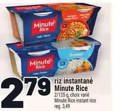 Metro RIZ INSTANTANÉ MINUTE RICE | MINUTE RICE INSTANT RICE offer
