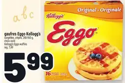 Metro GAUFRES EGGO KELLOGG'S | KELLOGG'S EGGO WAFFLES offer