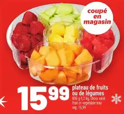 Metro PLATEAU DE FRUITS OU DE LÉGUMES | FRUIT OR VEGETABLE TRAY offer