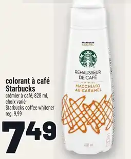 Metro COLORANT À CAFÉ STARBUCKS | STARBUCKS COFFEE WHITENER offer