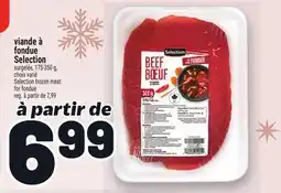 Metro VIANDE À FONDUE SELECTION | SELECTION FROZEN MEAT FOR FONDUE offer