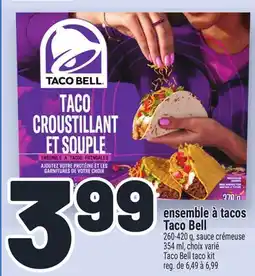 Metro ENSEMBLE À TACOS TACO BELL | TACO BELL TACO KIT offer