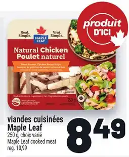 Metro VIANDES CUISINÉES MAPLE LEAF | MAPLE LEAF COOKED MEAT offer