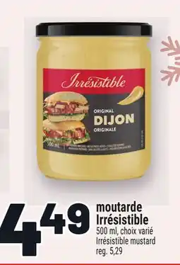 Metro MOUTARDE IRRÉSISTIBLE | IRRÉSISTIBLE MUSTARD offer