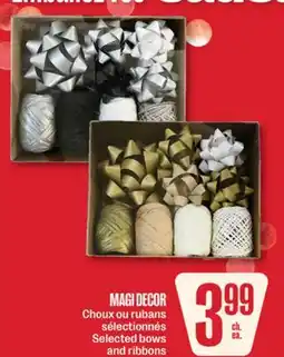 Jean Coutu MAGI DECOR Selected bows and ribbons offer