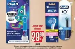 Jean Coutu ORAL-B Selected electric toothbrushes and replacement toothbrush heads offer