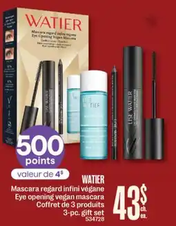 Jean Coutu WATIER Eye opening vegan mascara 3-pc. gift set offer