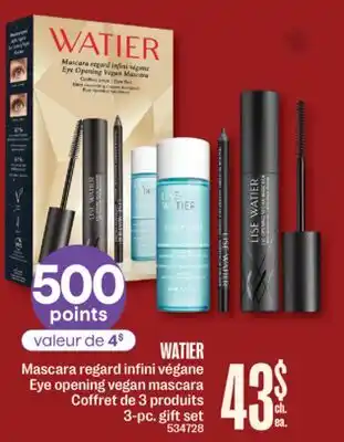 Jean Coutu WATIER Eye opening vegan mascara 3-pc. gift set offer