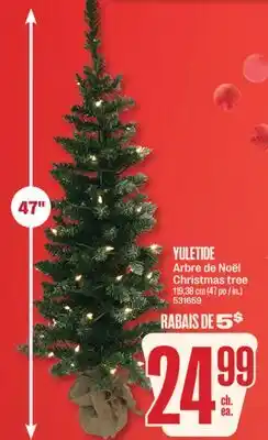 Jean Coutu YULETIDE Christmas tree offer