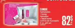 Jean Coutu CLINIQUE Hydration + black honey 4-pc. gift set offer