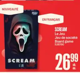Jean Coutu SCREAM Le Jeu Board game offer