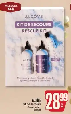 Jean Coutu ALCÔVE Rescue kit offer