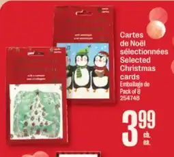 Jean Coutu Selected Christmas cards offer