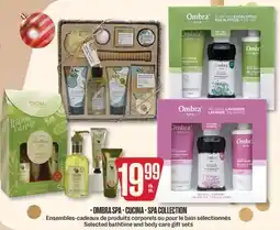 Jean Coutu OMBRA SPA, CUCINA, SPA COLLECTION Selected bathtime and body care gift sets offer